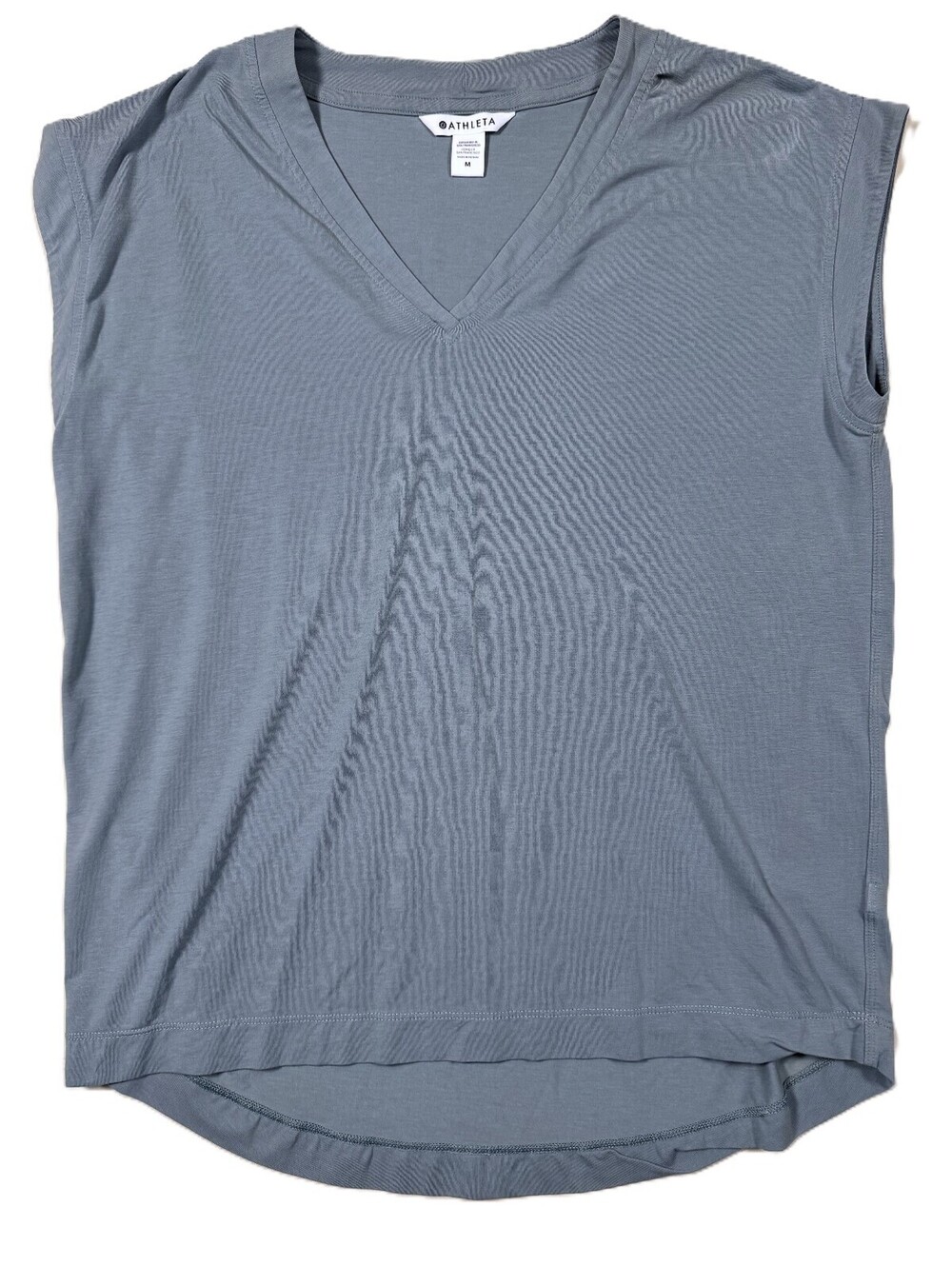 Athleta Women's Sleeveless Performance Shirt Medium Light Blue